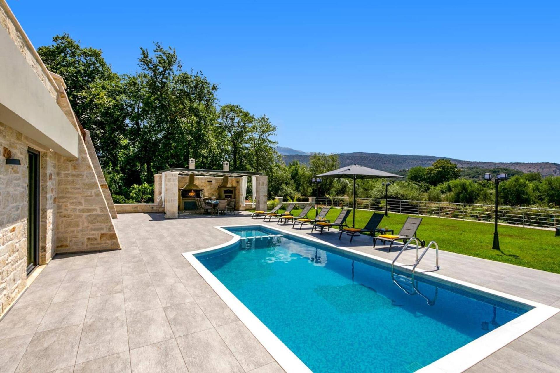 Villa Potami Angela By Villa Plus Stilos Exterior foto